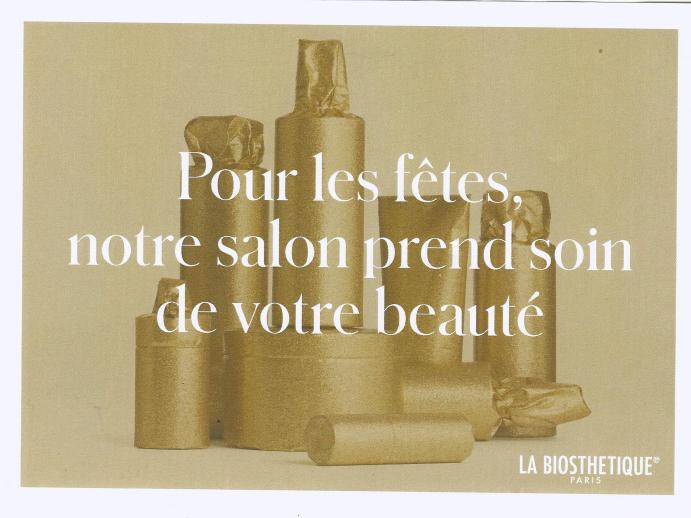 Pour les fêtes, notre salon prend soin de votre beauté